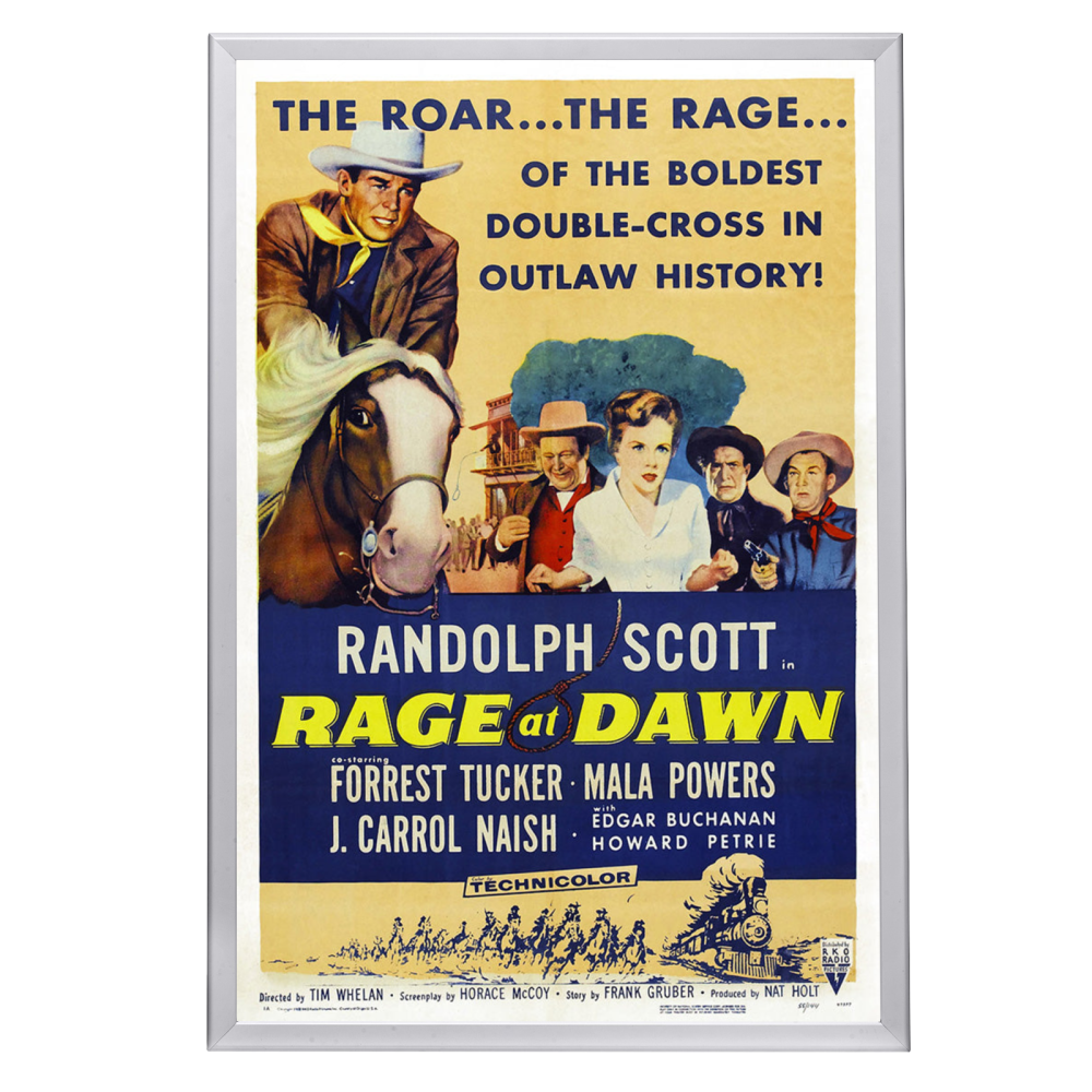 "Rage At Dawn" (1955) Framed Movie Poster