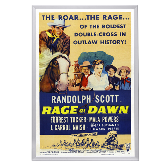 "Rage At Dawn" (1955) Framed Movie Poster