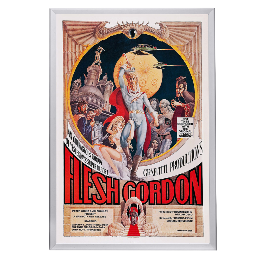 "Flesh Gordon" (1974) Framed Movie Poster