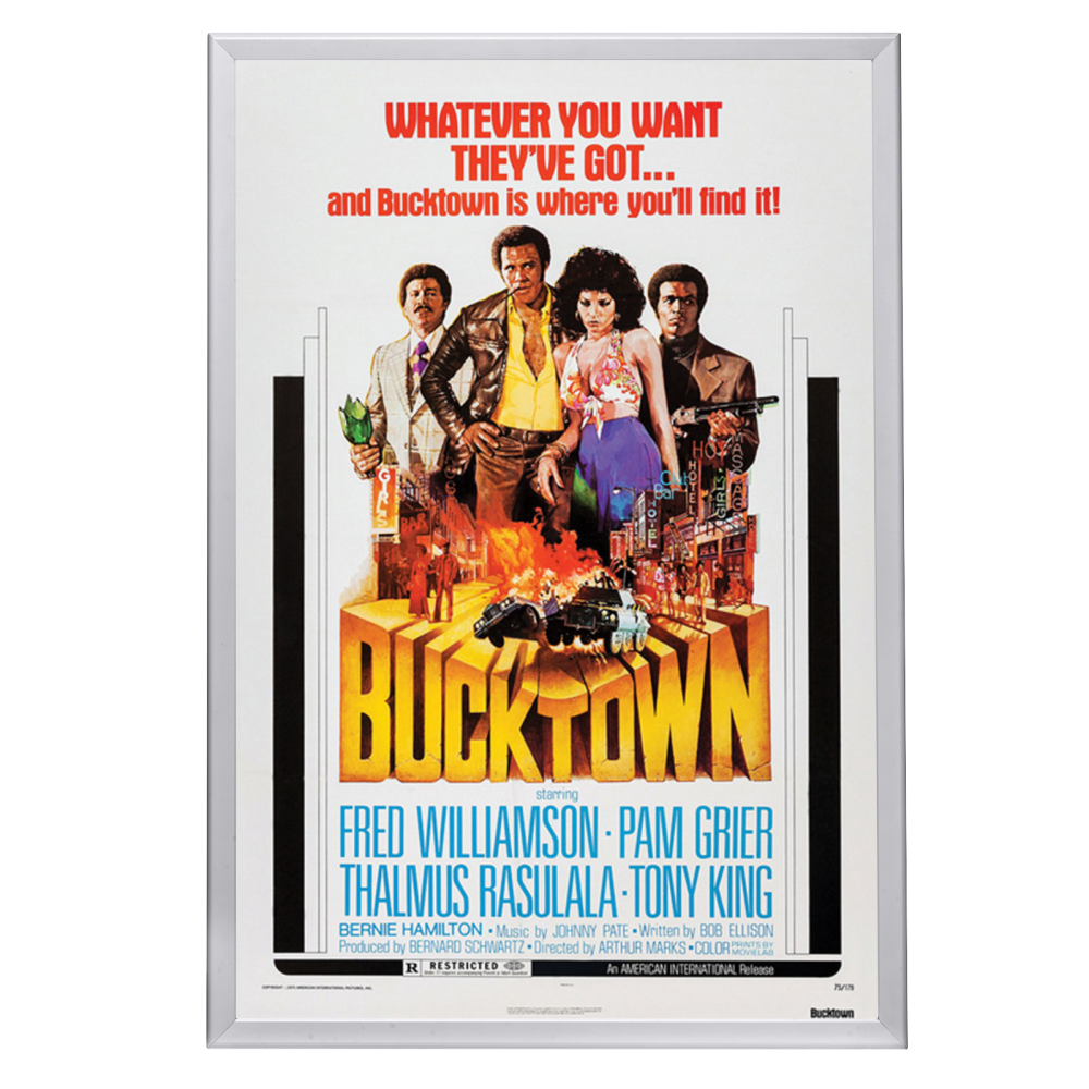 "Bucktown" (1975) Framed Movie Poster
