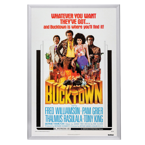 "Bucktown" (1975) Framed Movie Poster