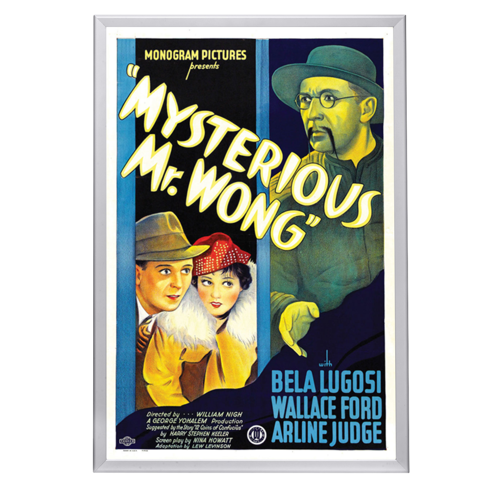 "Mysterious Mr. Wong" (1935) Framed Movie Poster