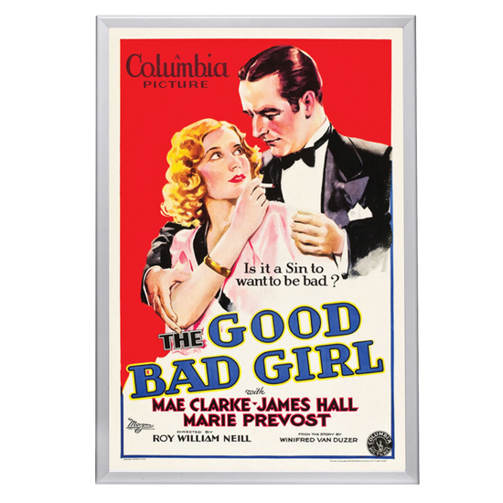 "Good Bad Girl" (1931) Framed Movie Poster