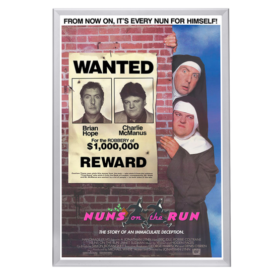"Nuns on the Run" (1990) Framed Movie Poster