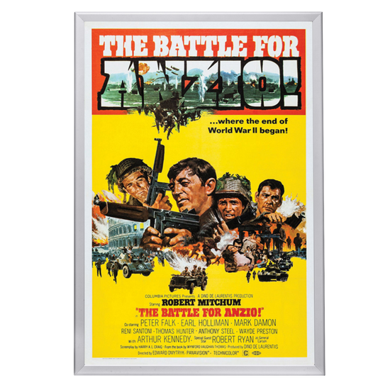 "Battle for Anzio" (1968) Framed Movie Poster