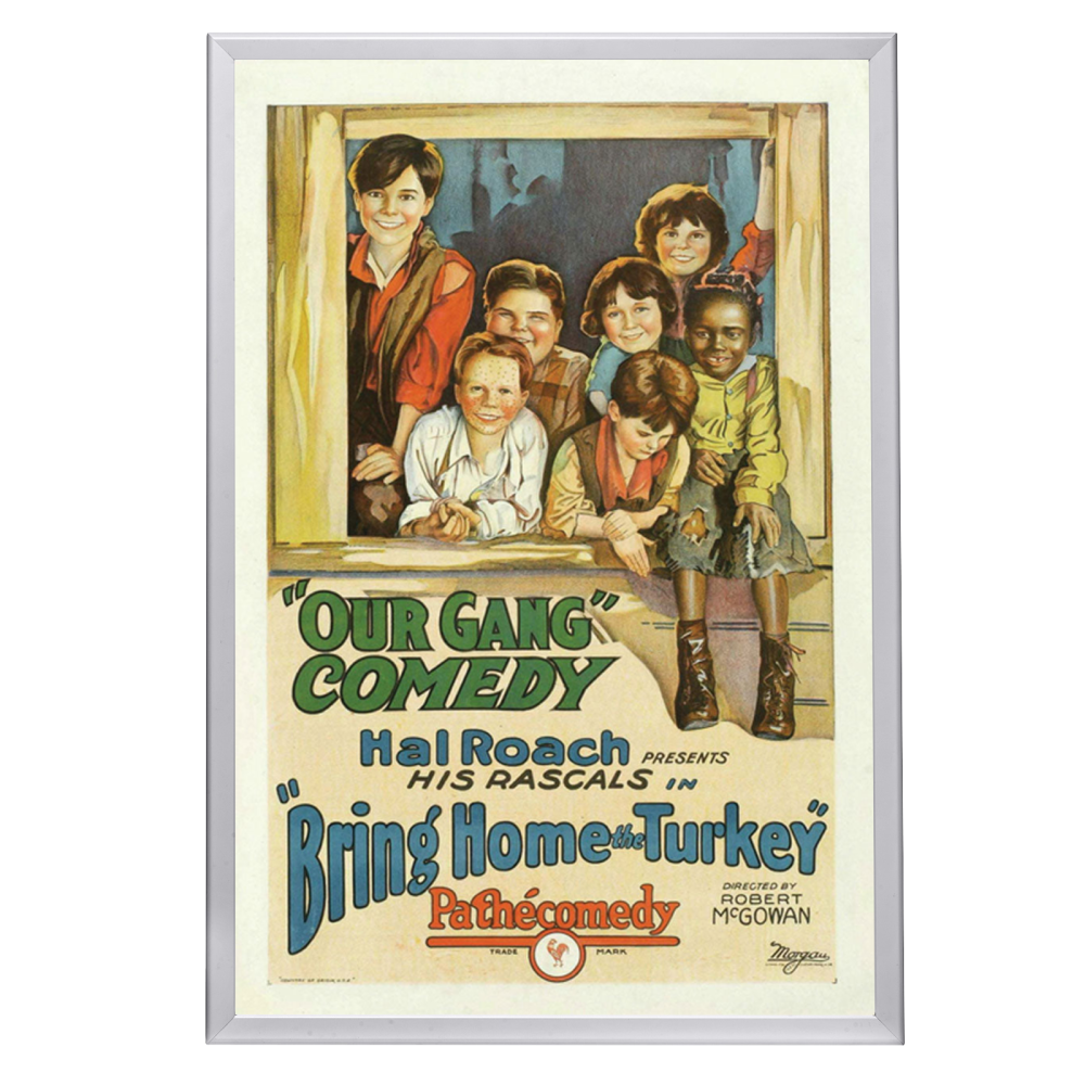 "Bring Home The Turkey" (1927) Framed Movie Poster