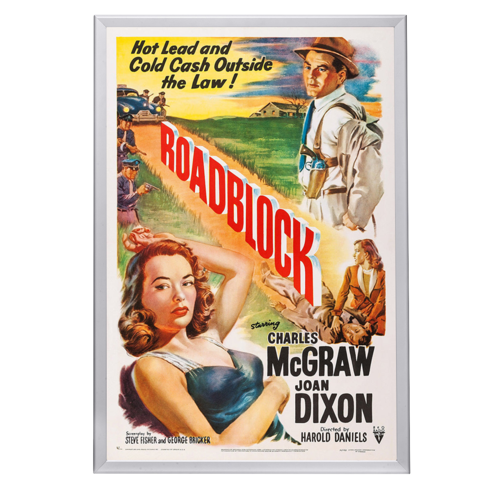 "Roadblock" (1951) Framed Movie Poster