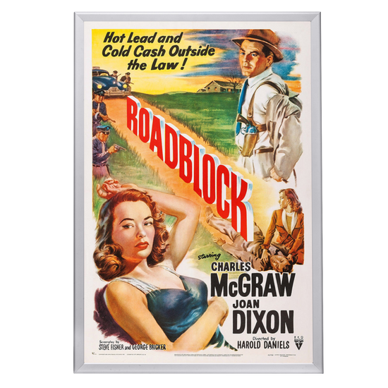 "Roadblock" (1951) Framed Movie Poster