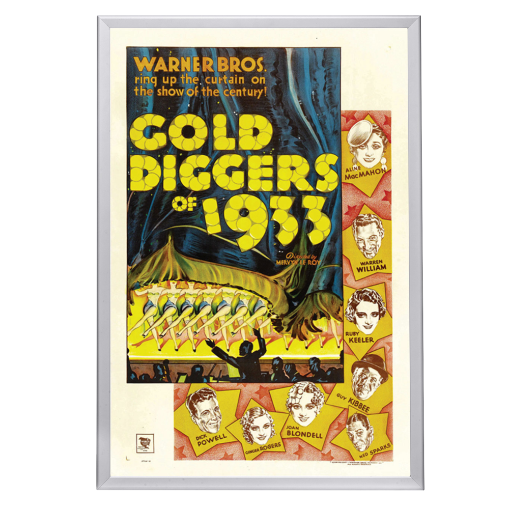 "Gold Diggers Of 1933" (1933) Framed Movie Poster