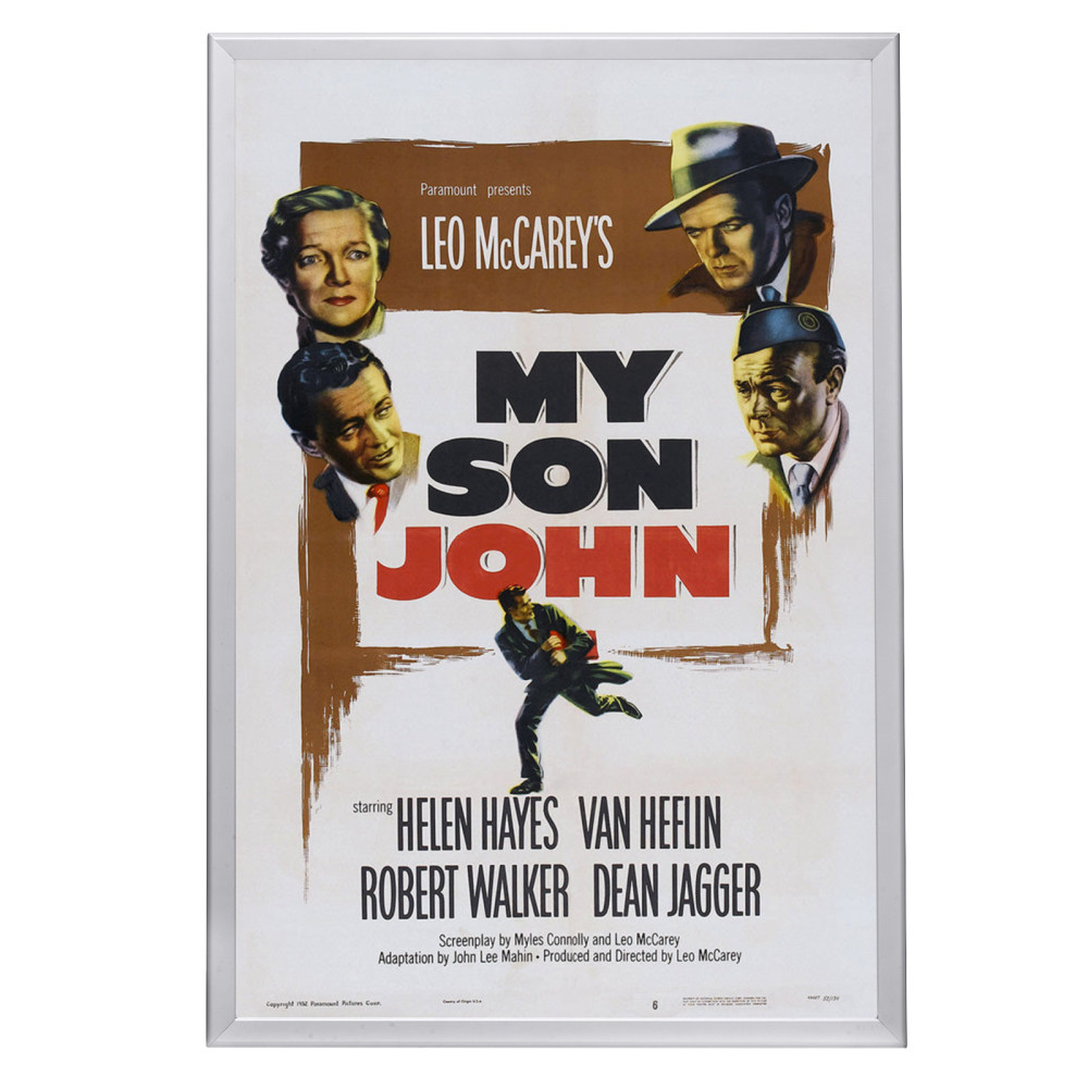 "My Son John" (1952) Framed Movie Poster