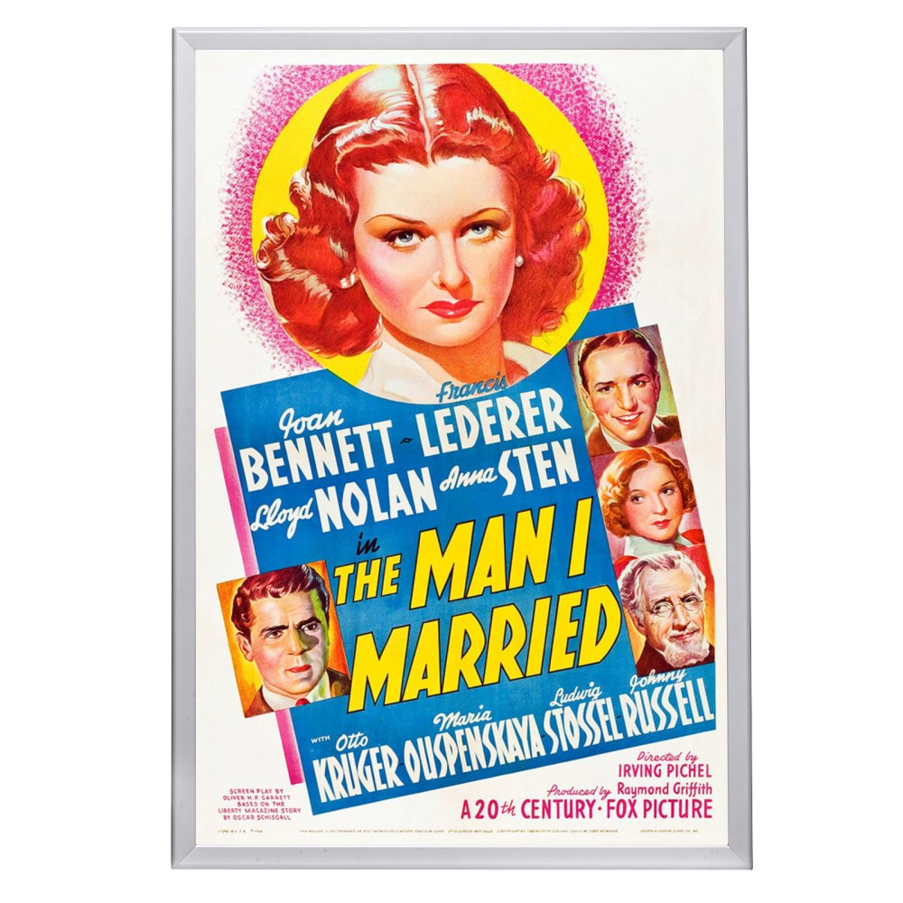 "Man I Married" (1940) Framed Movie Poster