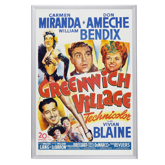 "Greenwich VIllage" (1944) Framed Movie Poster