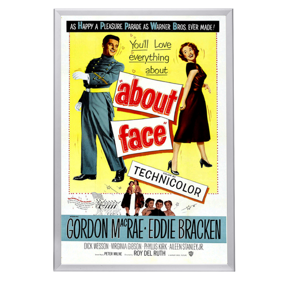 "About Face" (1952) Framed Movie Poster