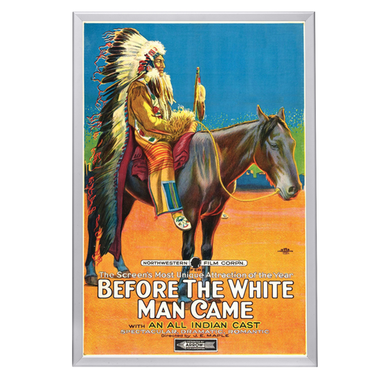 "Before The White Man Came" (1920) Framed Movie Poster