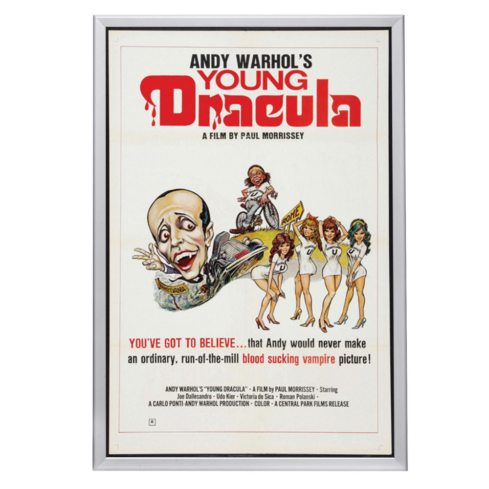 "Andy Warhol's Young Dracula" (1974) Framed Movie Poster