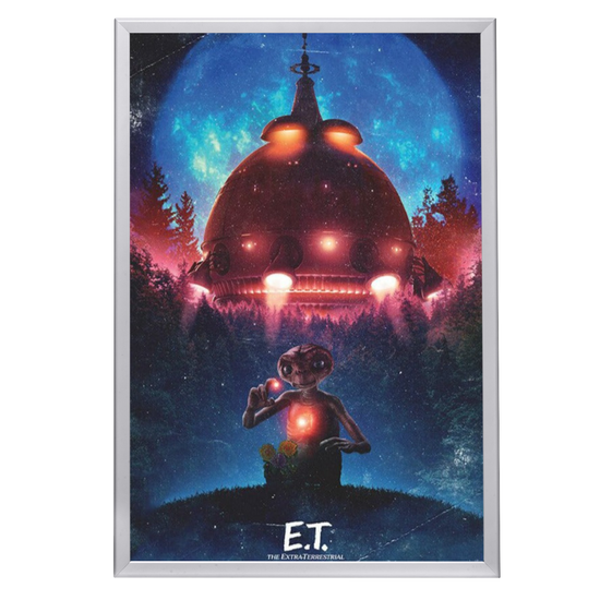 "E.T. The Extra-Terrestrial" (1982) Framed Movie Poster