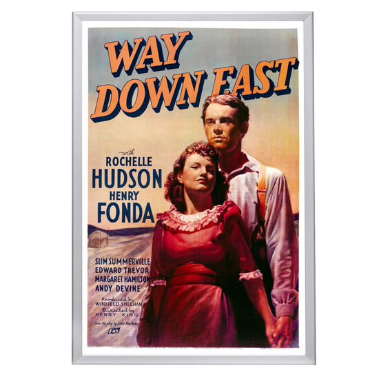 "Way Down East" (1920) Framed Movie Poster