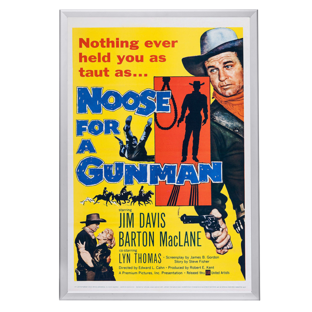 "Noose For A Gunman" (1960) Framed Movie Poster