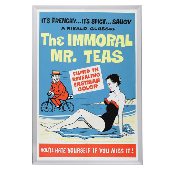 "Immoral Mr. Teas" (1959) Framed Movie Poster