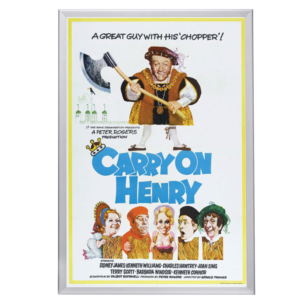 "Carry On Henry" (1971) Framed Movie Poster