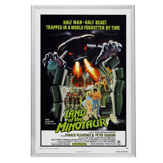 "Land Of The Minotaur" (1977) Framed Movie Poster