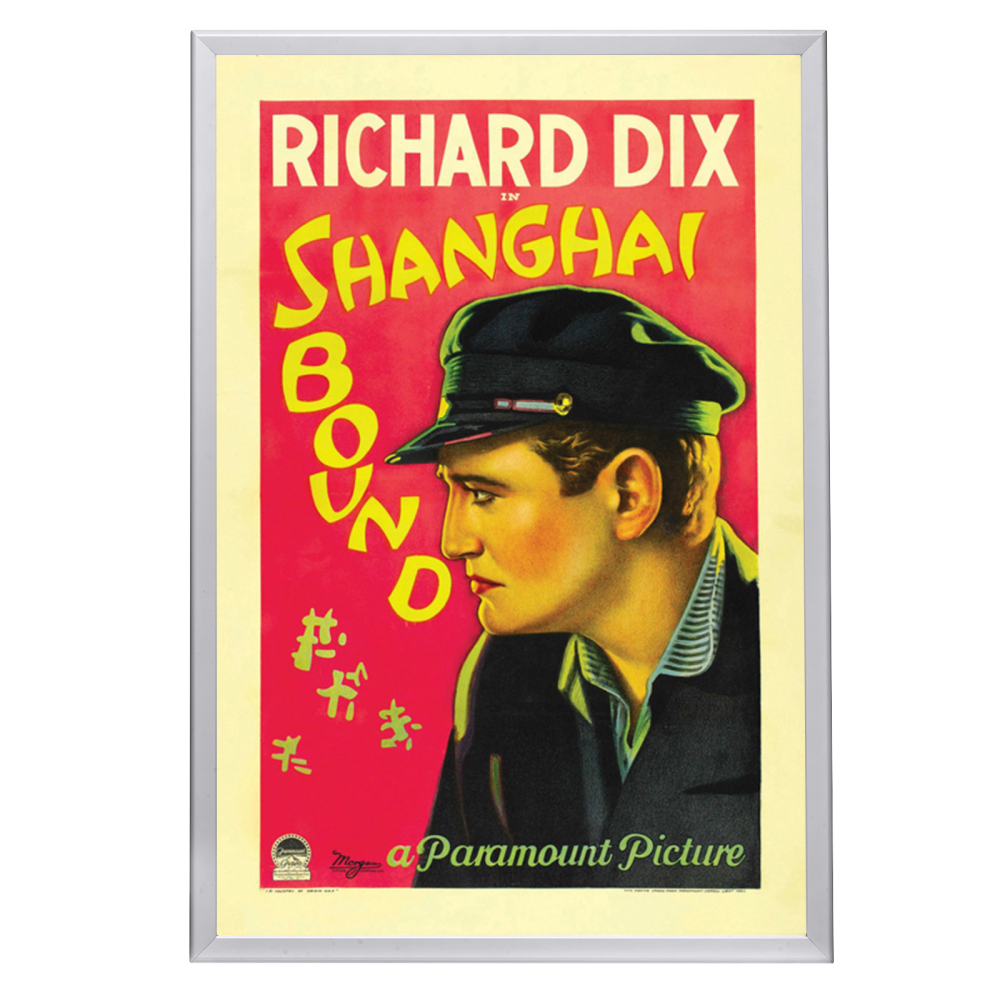 "Shanghai Bound" (1927) Framed Movie Poster