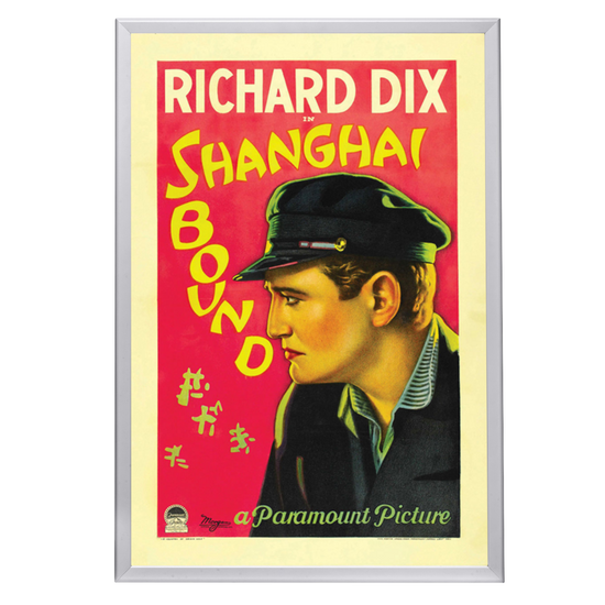 "Shanghai Bound" (1927) Framed Movie Poster