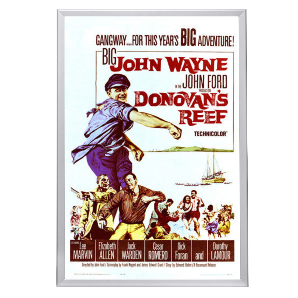 "Donovan's Reef" (1963) Framed Movie Poster