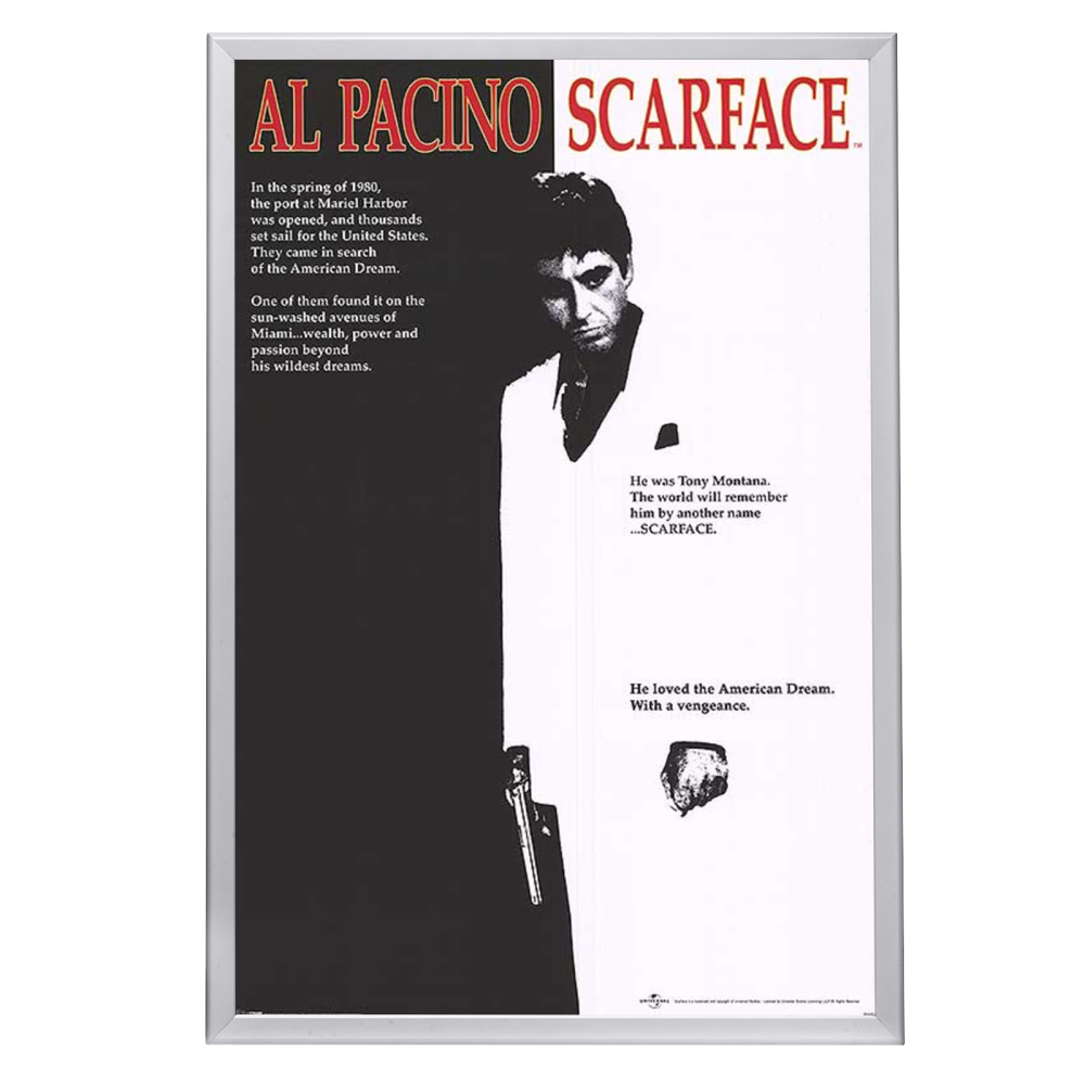 "Scarface" Framed Movie Poster