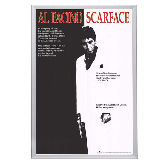 "Scarface" Framed Movie Poster