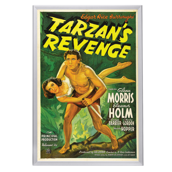 "Tarzan's Revenge" (1938) Framed Movie Poster