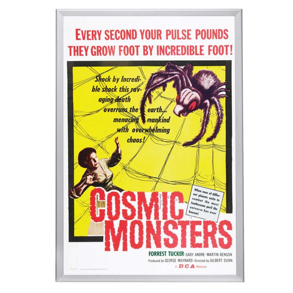 "Cosmic Monsters" (1958) Framed Movie Poster