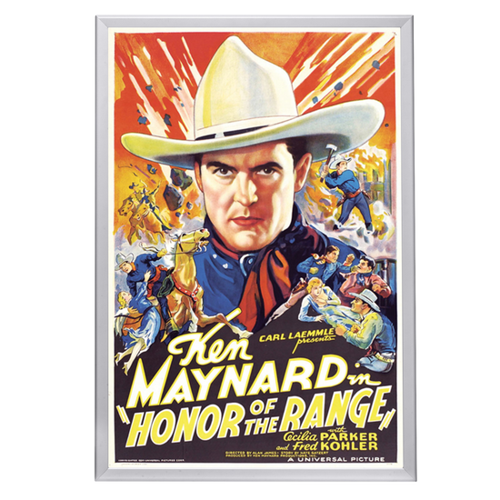 "Honor Of The Range" (1934) Framed Movie Poster