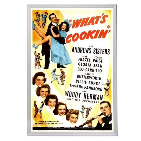 "What's Cookin'?" (1942) Framed Movie Poster