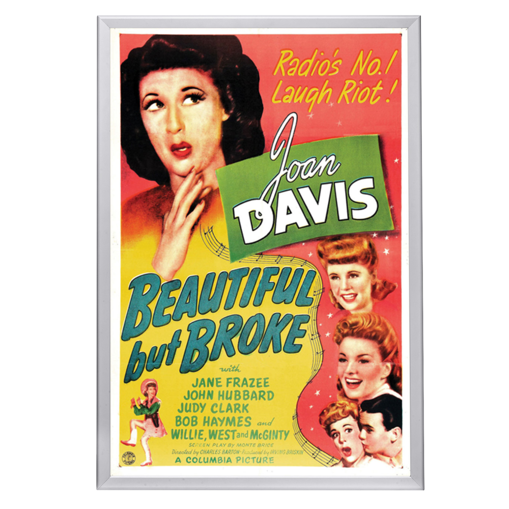 "Beautiful But Broke" (1944) Framed Movie Poster