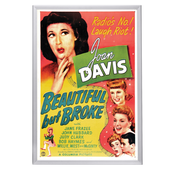 "Beautiful But Broke" (1944) Framed Movie Poster