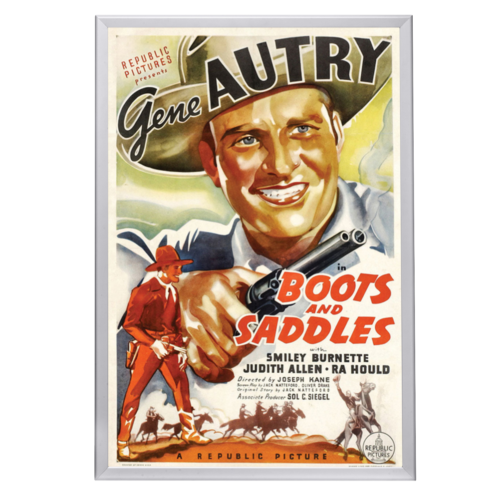 "Boots And Saddles" (1937) Framed Movie Poster