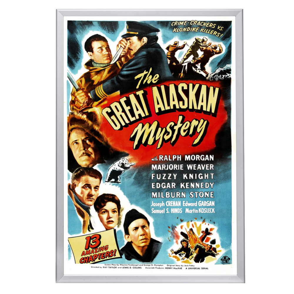"Great Alaskan Mystery" (1944) Framed Movie Poster