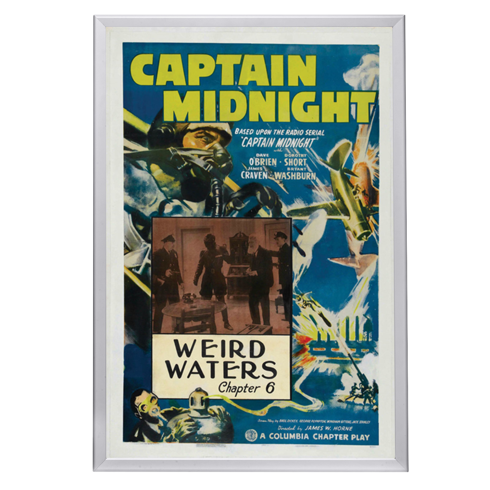 "Captain Midnight" (1942) Framed Movie Poster