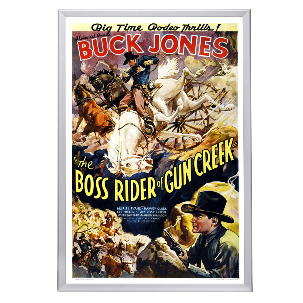 "Boss Rider Of Gun Creek" (1936) Framed Movie Poster