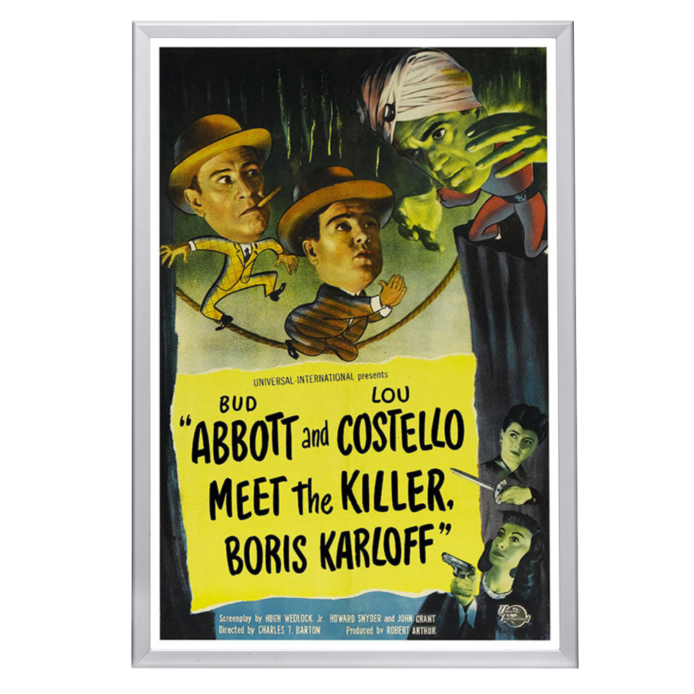 "Abbott and Costello Meet The Killer" (1949) Framed Movie Poster