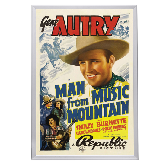 "Man From Music Mountain" (1938) Framed Movie Poster