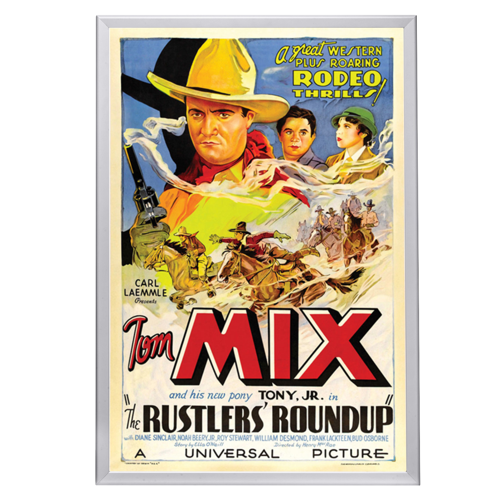 "Rustlers' Roundup" (1933) Framed Movie Poster