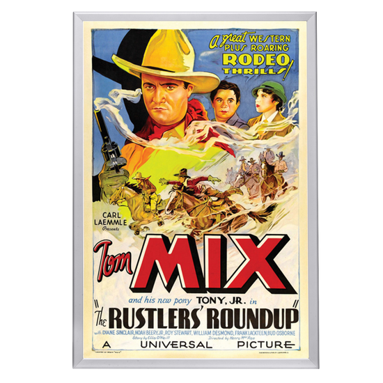 "Rustlers' Roundup" (1933) Framed Movie Poster