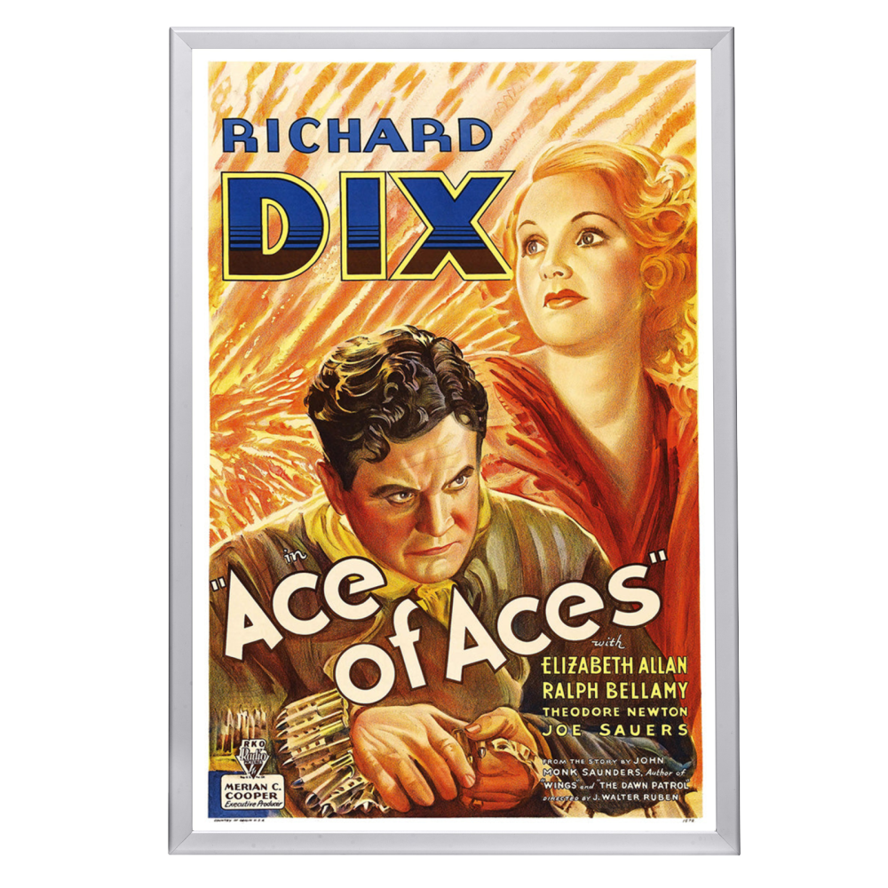 "Ace Of Aces" (1933) Framed Movie Poster