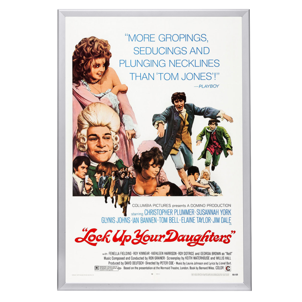 "Lock Up Your Daughters" (1969) Framed Movie Poster
