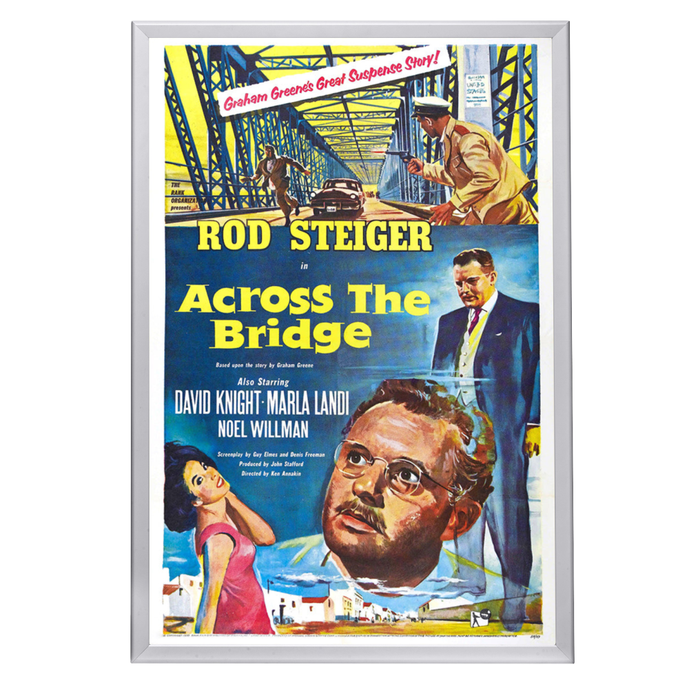 "Across The Bridge" (1957) Framed Movie Poster