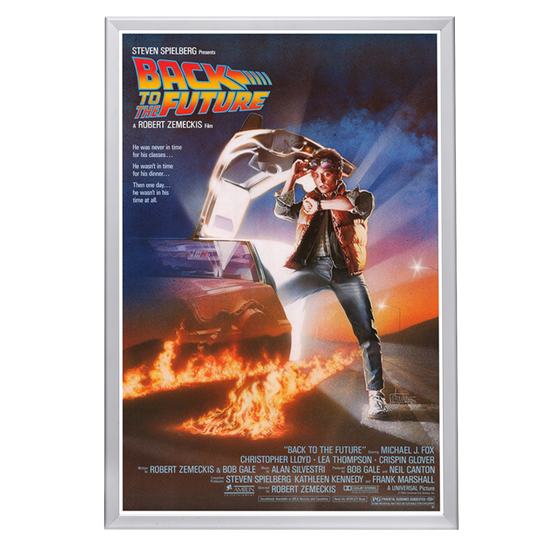 "Back to the Future" (1985) Framed Movie Poster