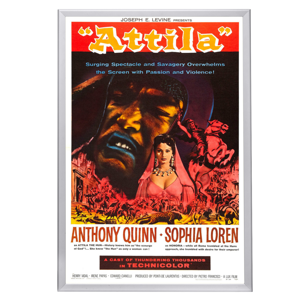 "Attila" (1958) Framed Movie Poster