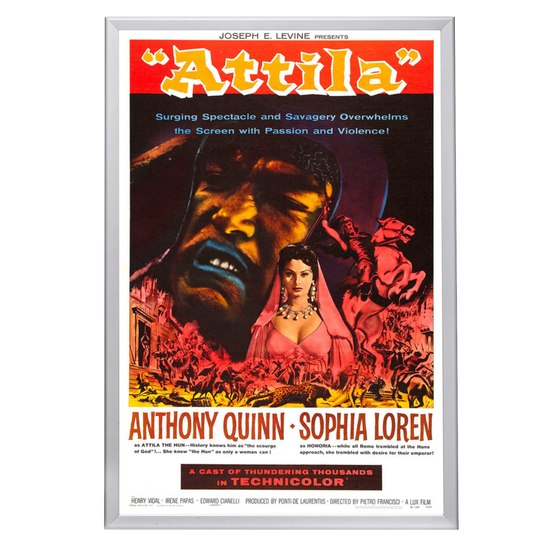 "Attila" (1958) Framed Movie Poster